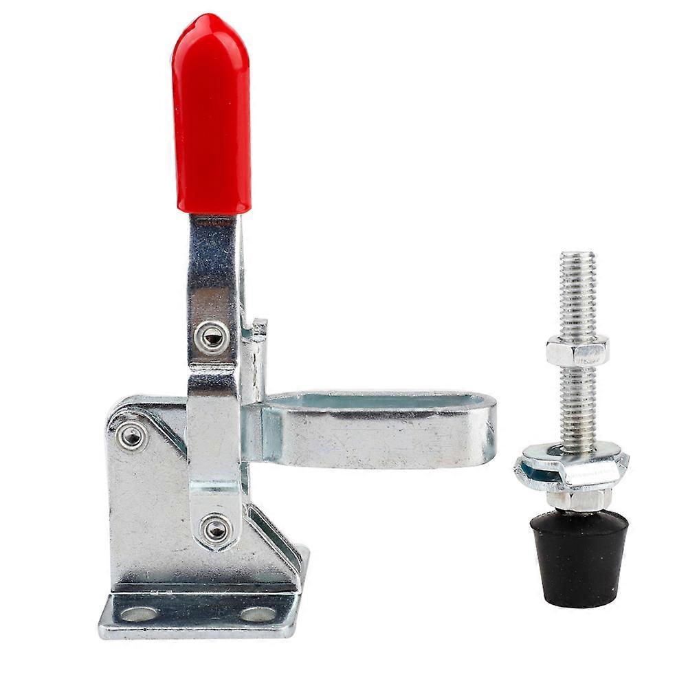 2023 NewMetal Toggle Clamp with Plastic Cover Handle, Hold Capacity 50kg for Sheet Metal and Circuit Board