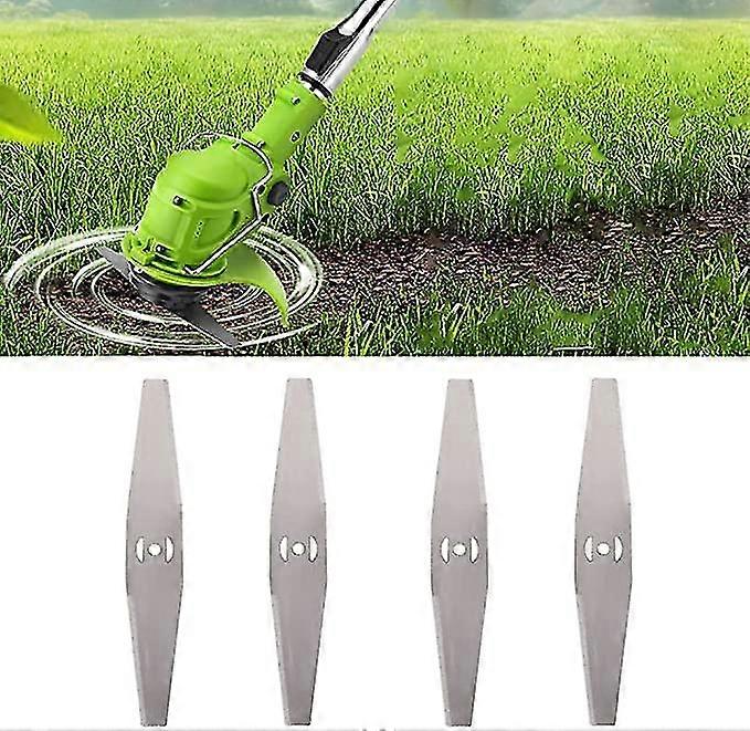 4pcs ασύρματο χορτοκοπτικό χορδών λεπίδων μετάλλων ηλεκτρικό ζιζάνιο τρώγων για τον κήπο και την αυλή