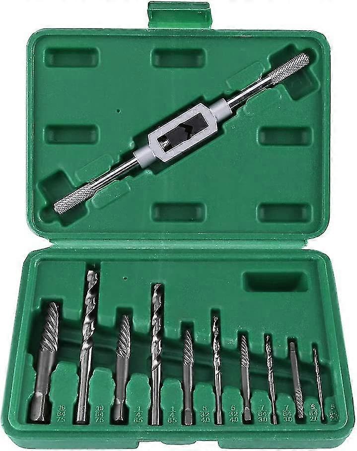 Broken Screw Extractor11pcs Screw Extractor Kit Damaged Screw Extractor Set For Removing Broken Or Damaged Screws Bolts Fastners Removal Tool