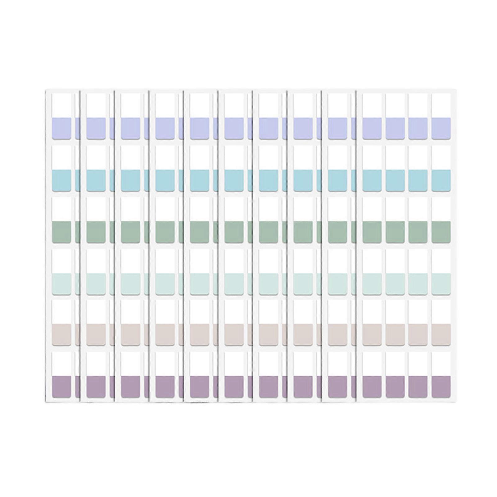 60/120/240Pcs Index Onglet Repositionnable Adhésif Fort Inscriptible Multicolore Pages Marqueurs De Livre Tableau D’affichage Fournitures Scolaires QingHai