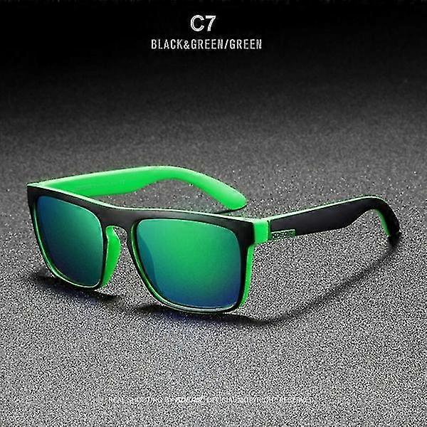 Occhiali da sole sportivi polarizzati Specchio Ultralight Uv400 Occhiali da sole Square C7