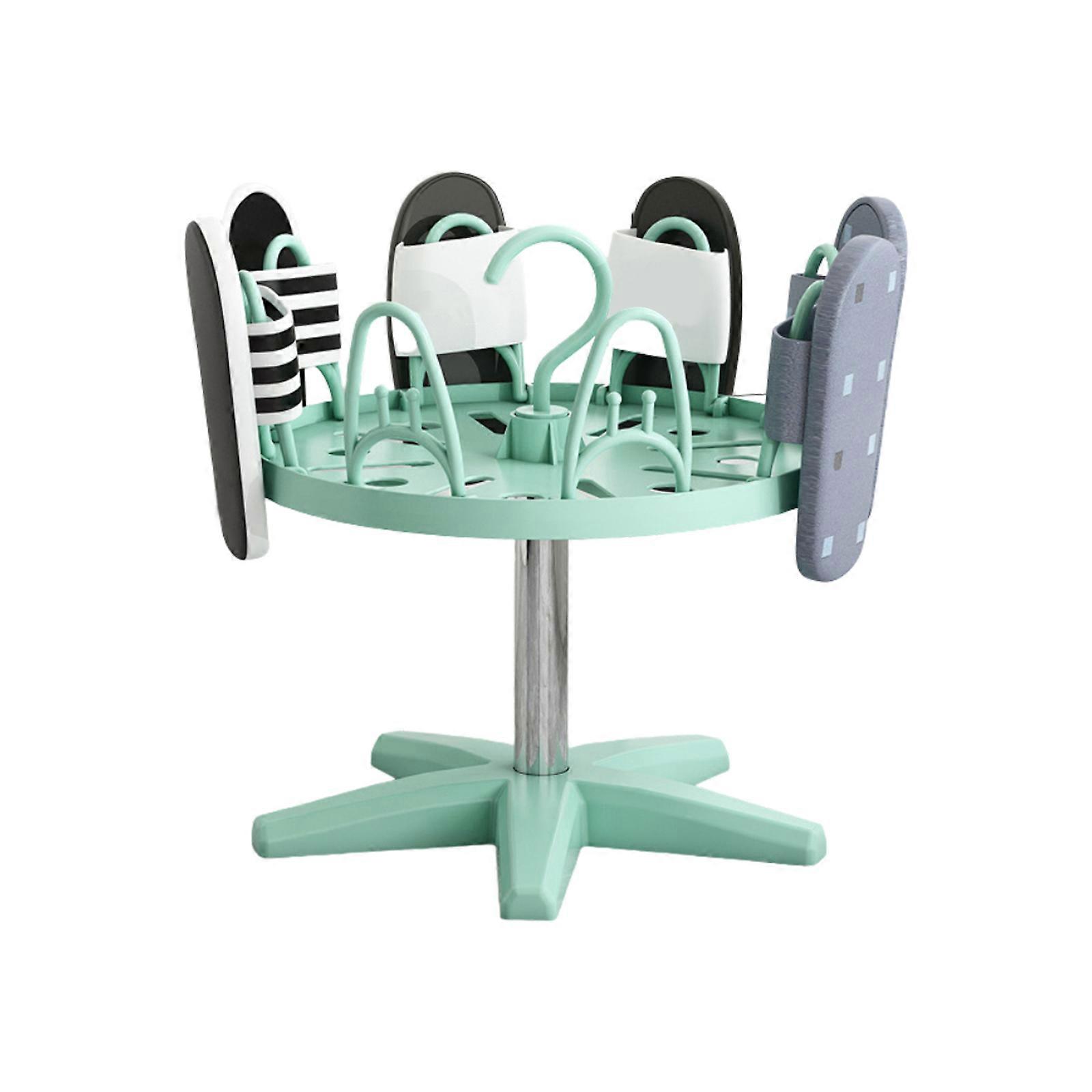 Household Simple Slipper Rack Terrace Floor Type Shoe Drying Artifact Can Be Hung With A Round Drying Frame