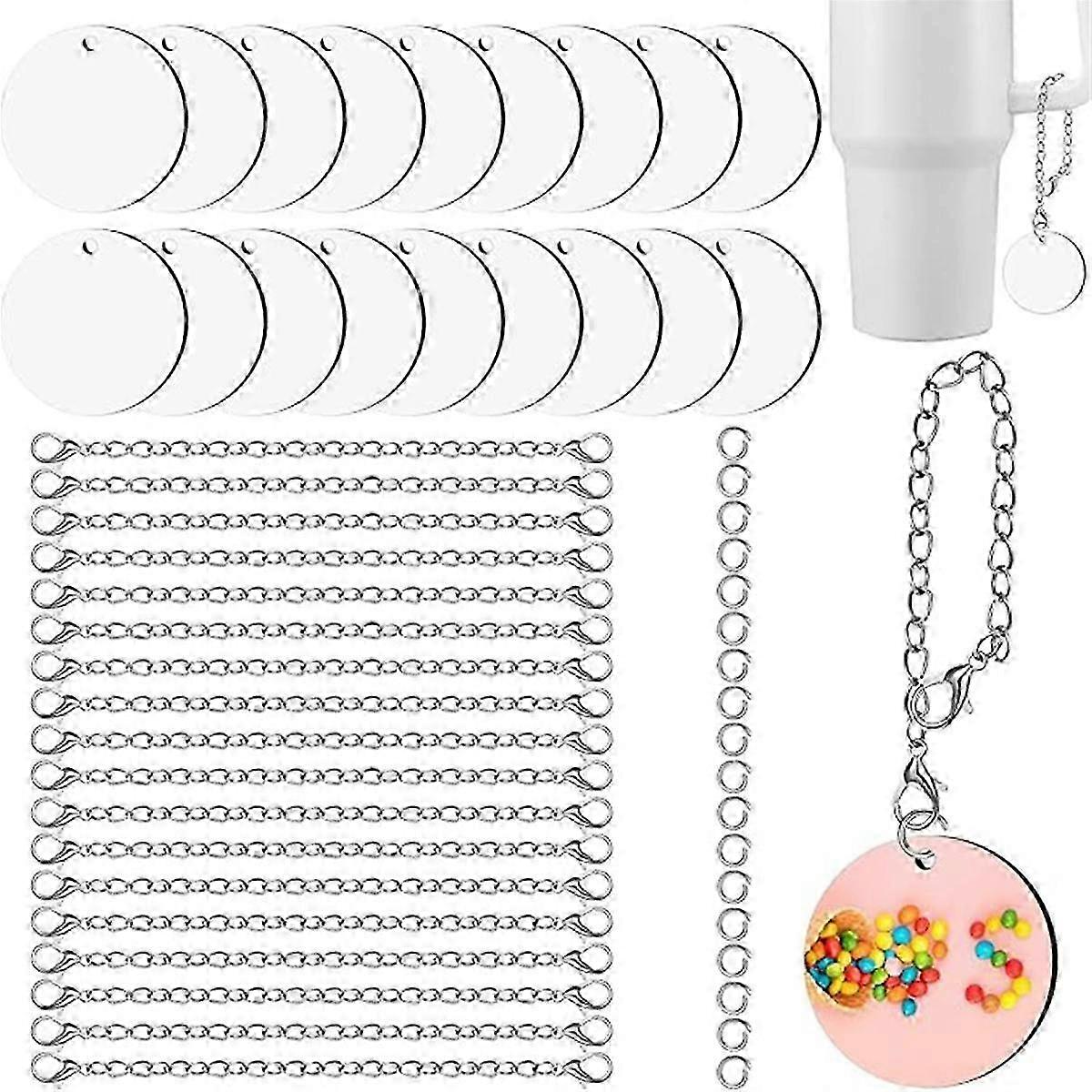 Sublimazione Chiave Spazi Vuoti Ornamento Accessori Per Tazza Mdf Doppia Faccia Fai Da Te Artigianato B