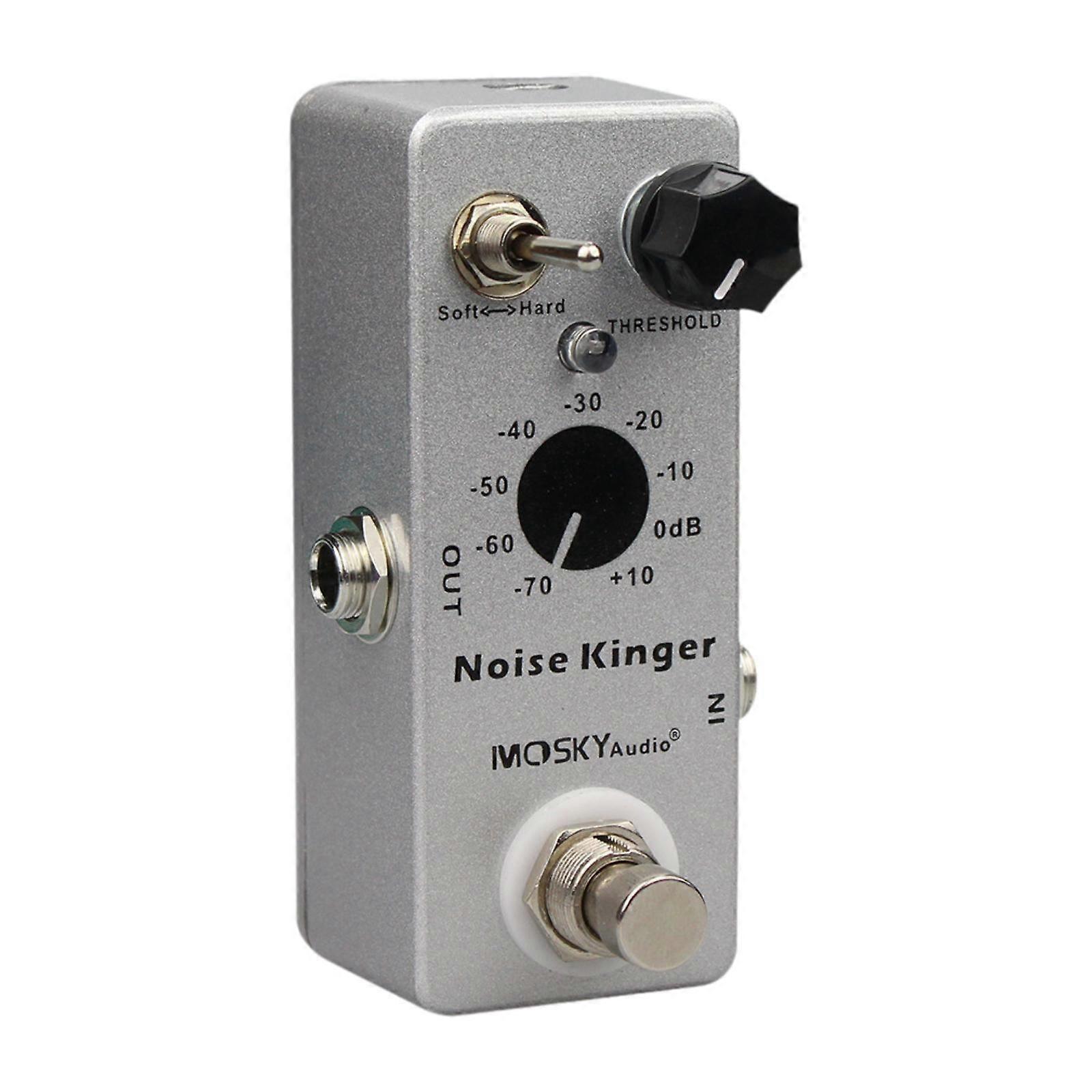 Noise Gate Accs Suppression Effect Pedal för bas elgitarr rent ljud
