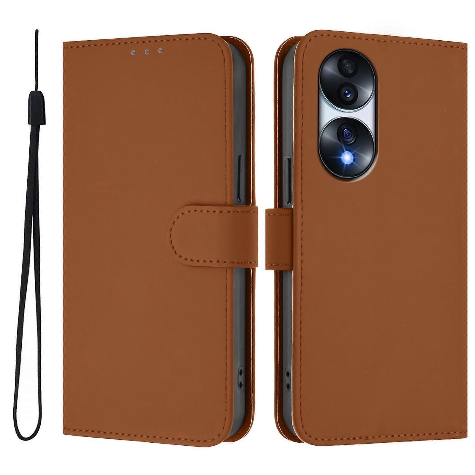 Skin Feel Leather Case For Honor 70 Pro