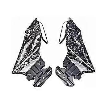 2 Pieces Motorcycle Wind Wing Side Mirrors Replacing Easy to Install Generic