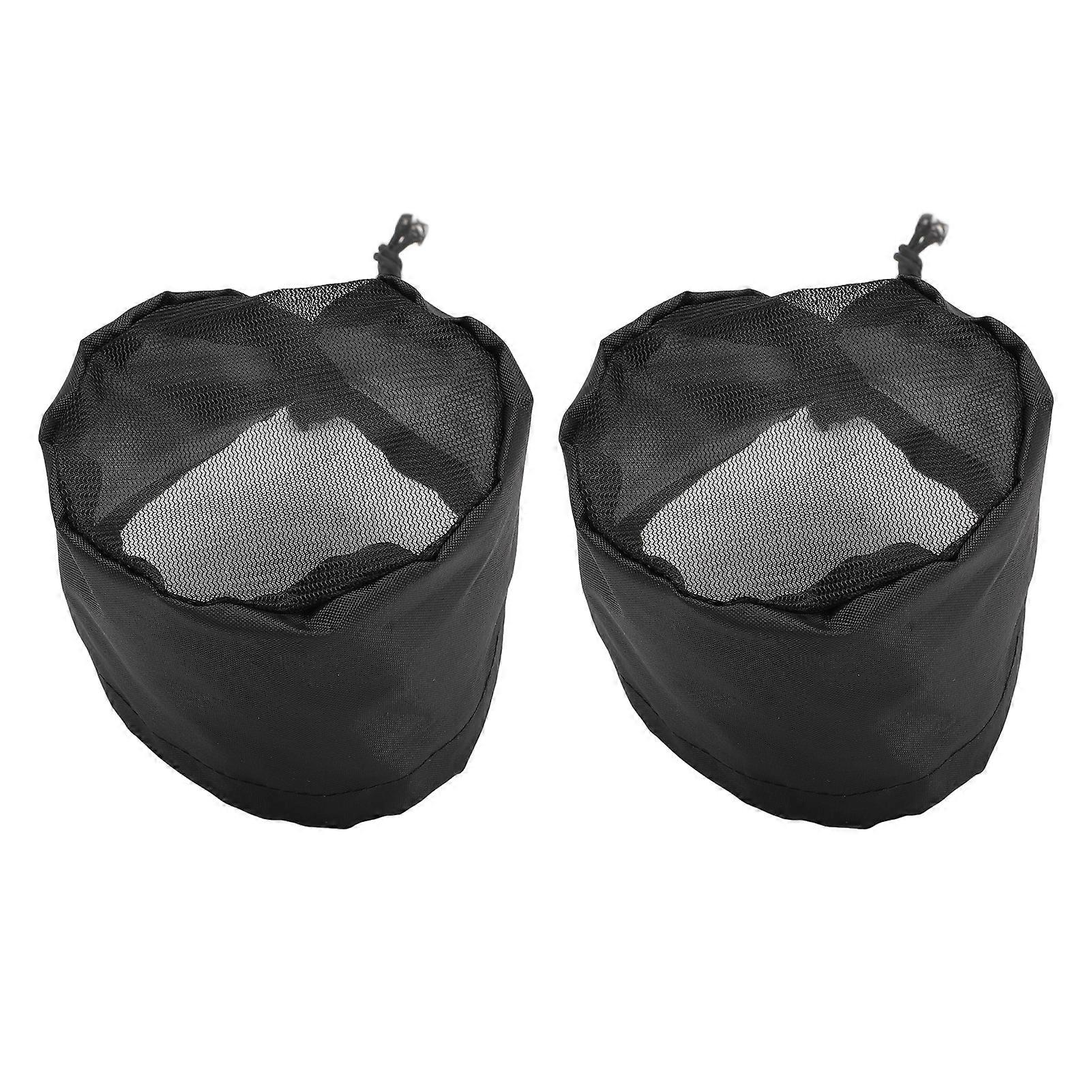 2PCS 4 Inch Waterproof Duct Filter Vent Cover with Drawstring