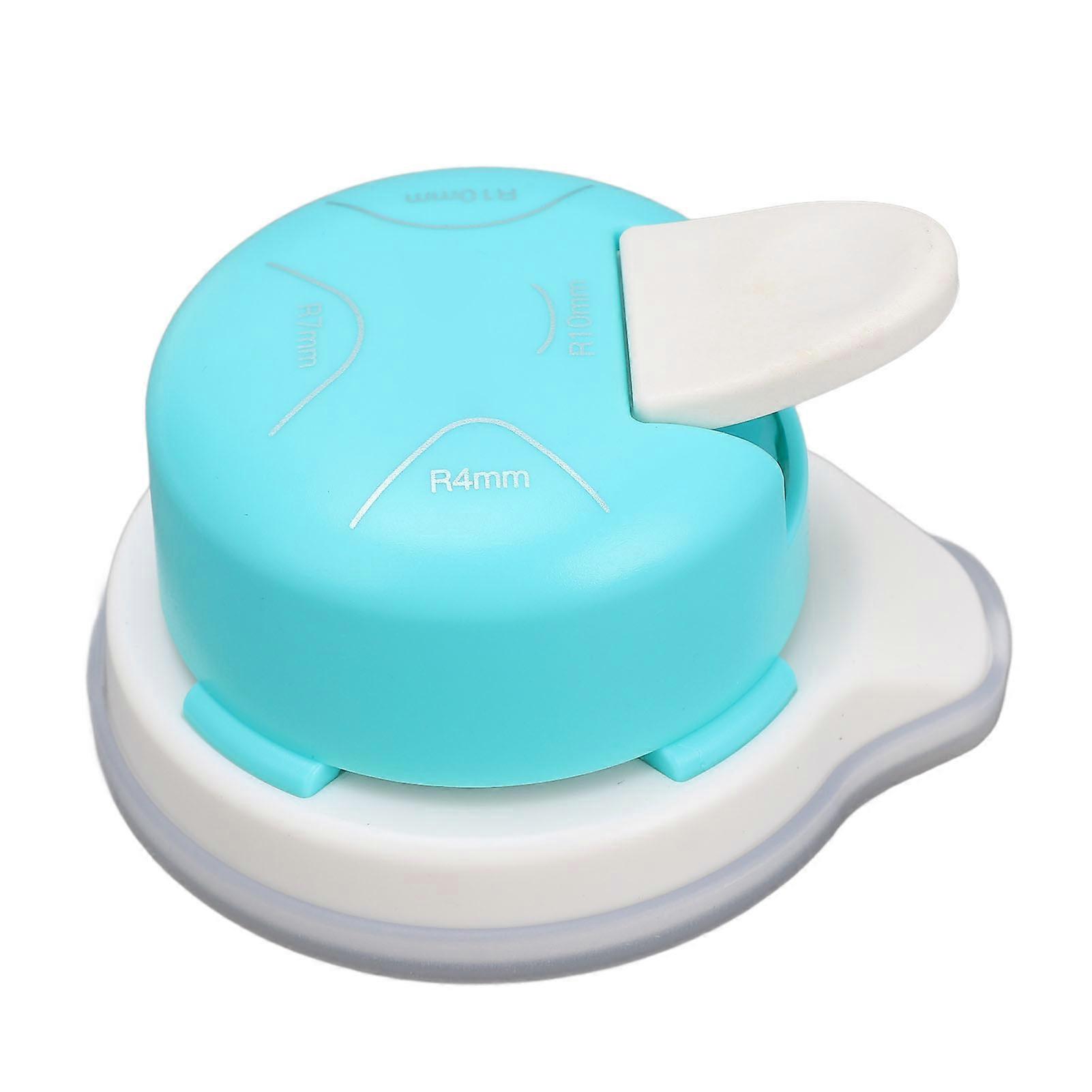 Green 4 in 1 Corner Rounder Punch Cutter: Perfect for Crafting Photos & Cards with Style