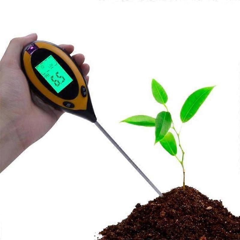 MOGOI 4 in 1 Soil Detector Light Measurement Soil pH Hygrometer
