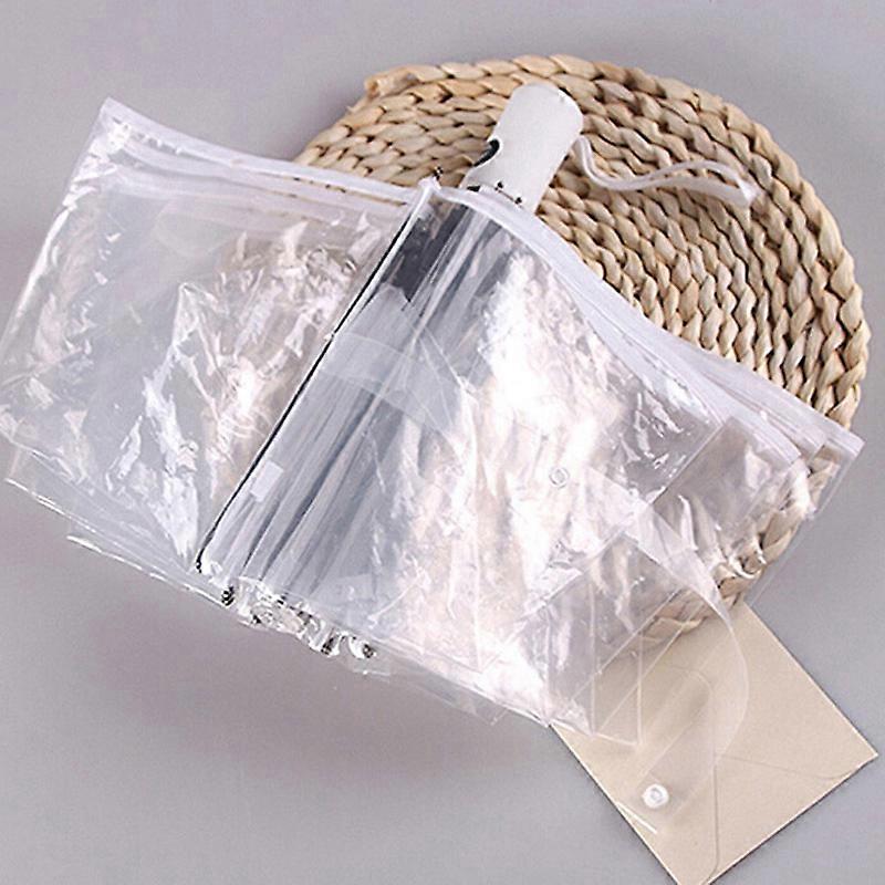 Parapluie transparent coupe-vent, fonctionnement automatique, conception pliante