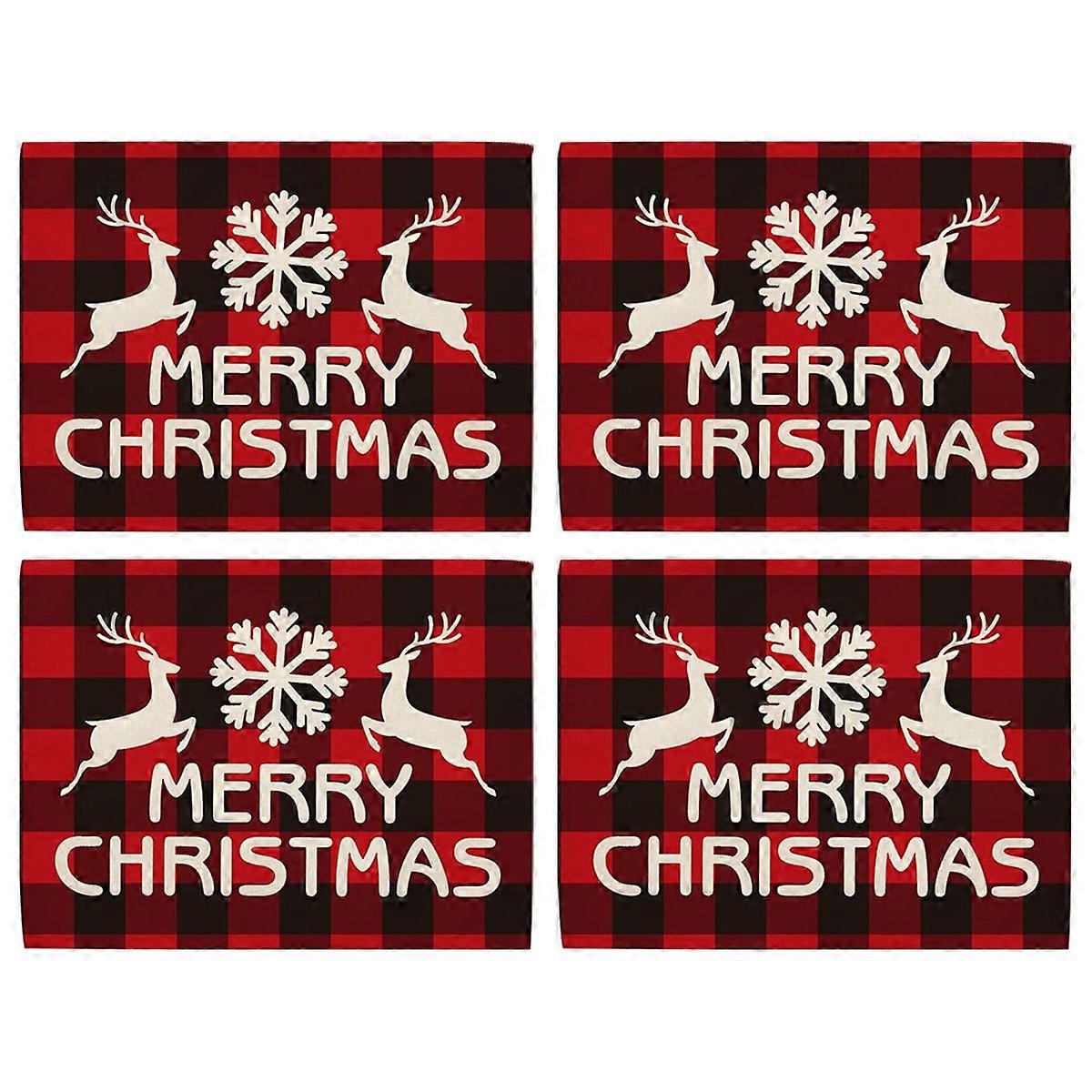 Placemats, Christmas Tree, Dining Table
