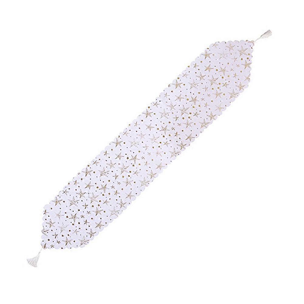 KPOP STAR Xmas Tree Star Christmas Tablecloth Dining Table Runner Party Holiday Decor