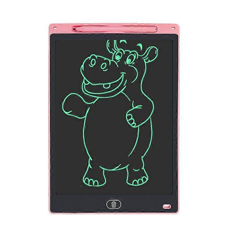 1 pc pink LCD digital drawing board, hand-drawn notepad, practical LCD screen, tablet and pen