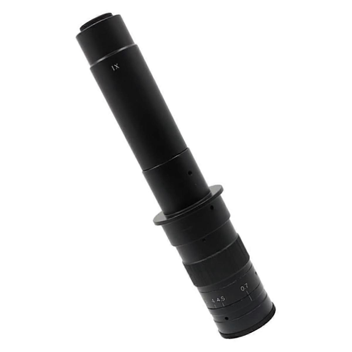 Accessoires pour microscope de laboratoire, objectif à monture C à grossissement réglable pour caméra de microscope USB VGA 300X