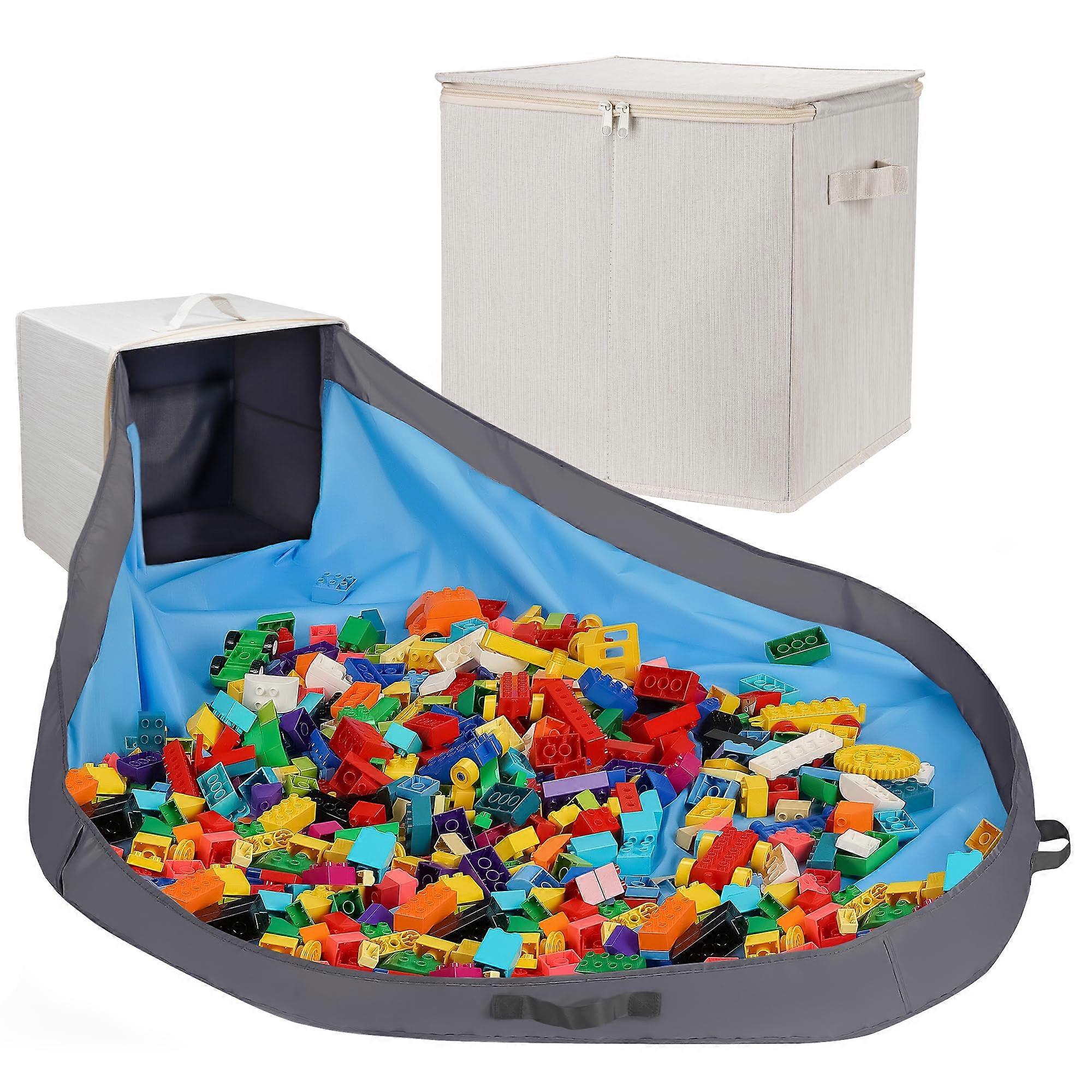 Bamboo toy storage box 13×13×13 inches