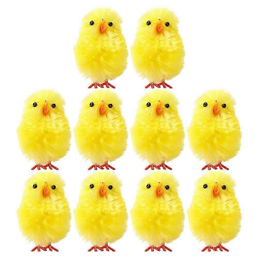 36pcs Mini Easter Chicken Easter Chicken Easter Scene Decoration Party Supply