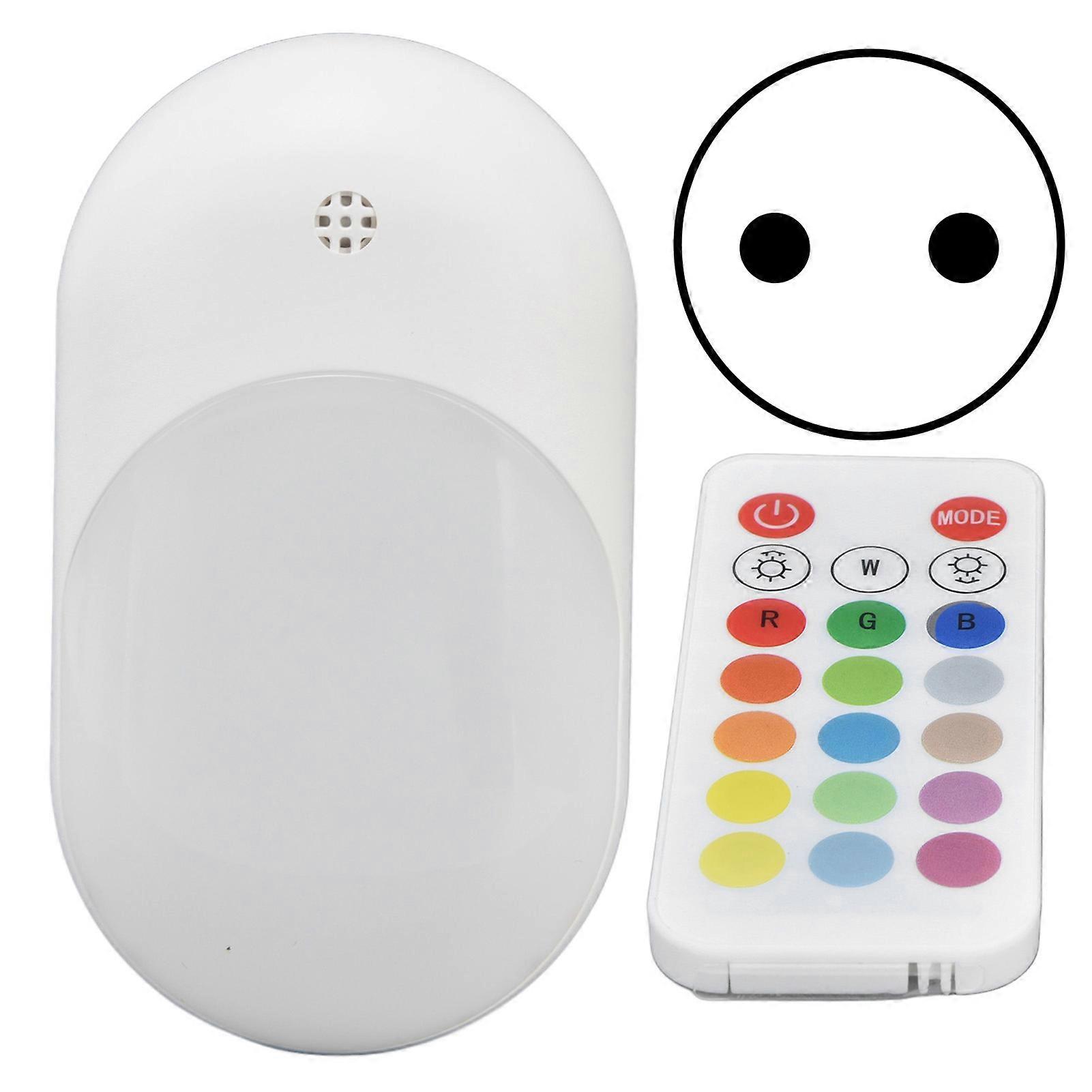 Another Plug-In LED Night Light for Kitchen and Stairway with Static RGB Colors and Adjustable Brightness