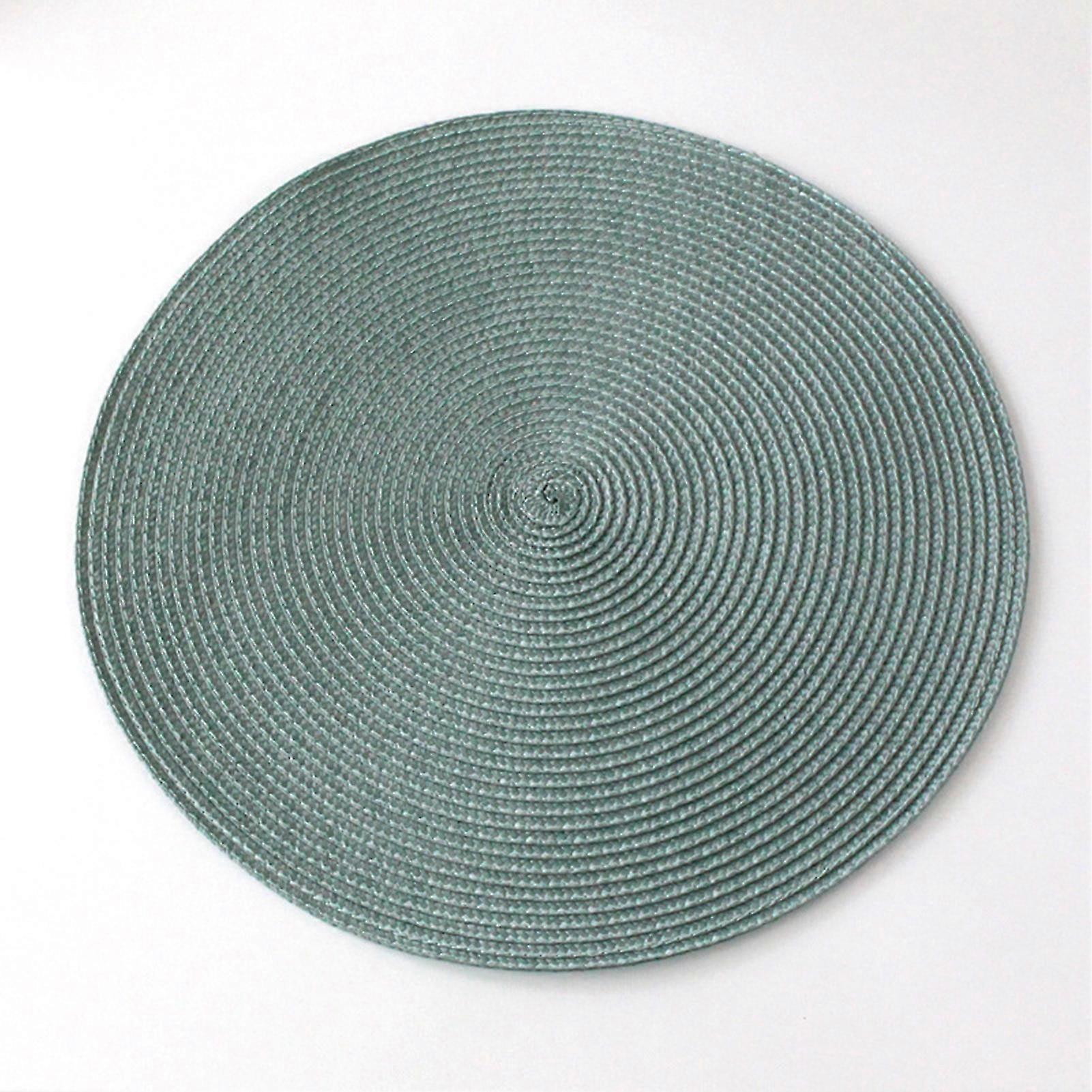 Hand-Woven 6PC Placemats Set, Non-Slip Natural Fiber Table Decor for Kitchen & Dining