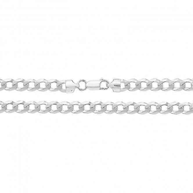 Acotis Silver Chain Flat Curb G1163