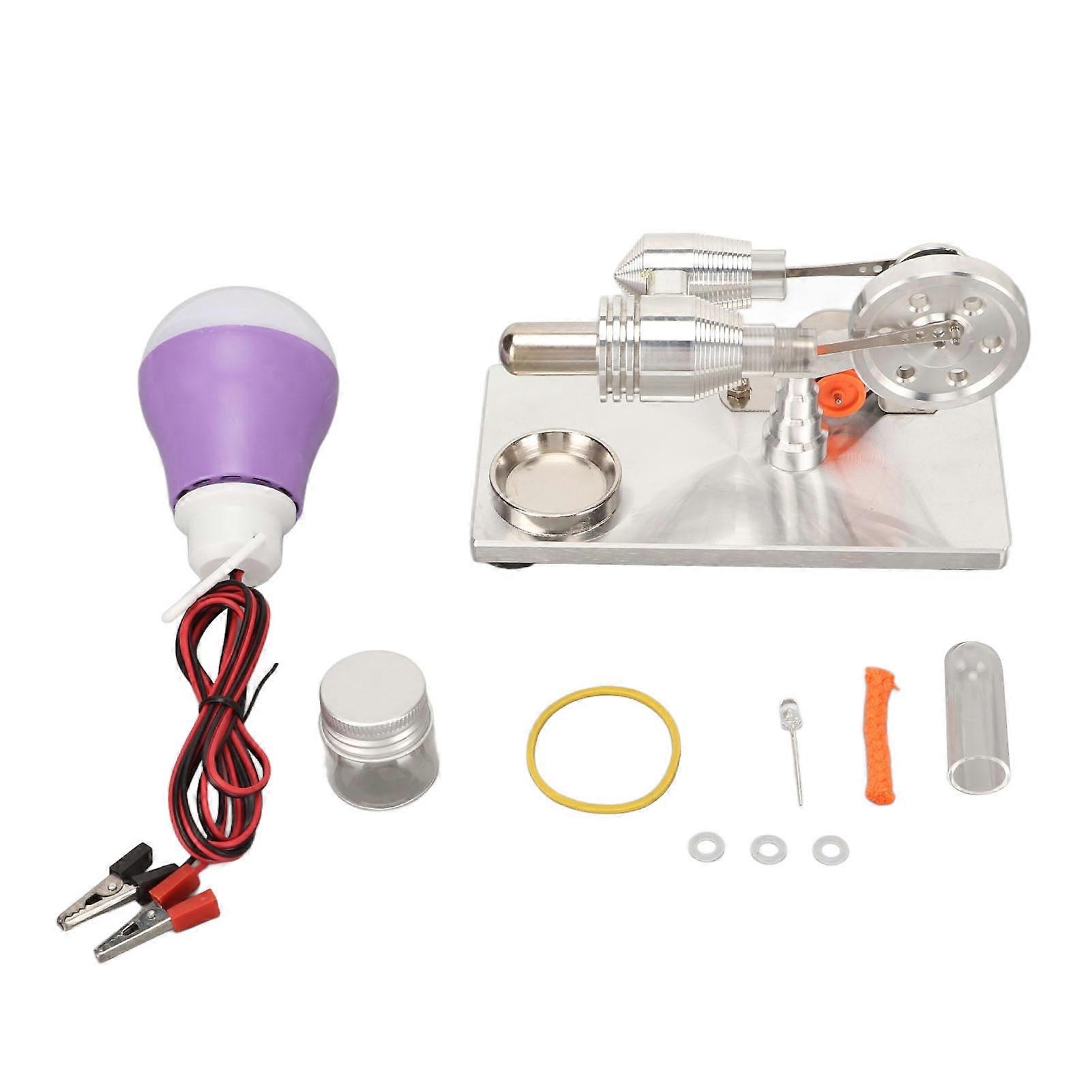 Stirling Engine Motor Miniature Model Scientific Physical Experiments Toy Gift Classroom Demonstration Props