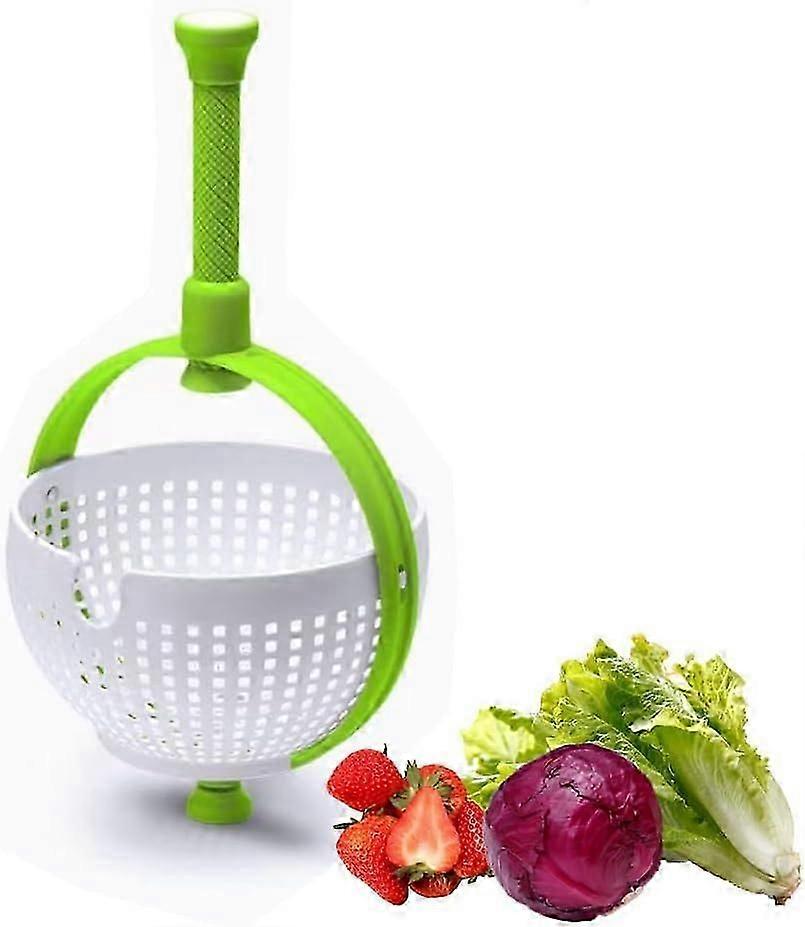 Salad Spinner, 3 Quart Large Capacity Salad Spinner Large, Collapsible Salad
