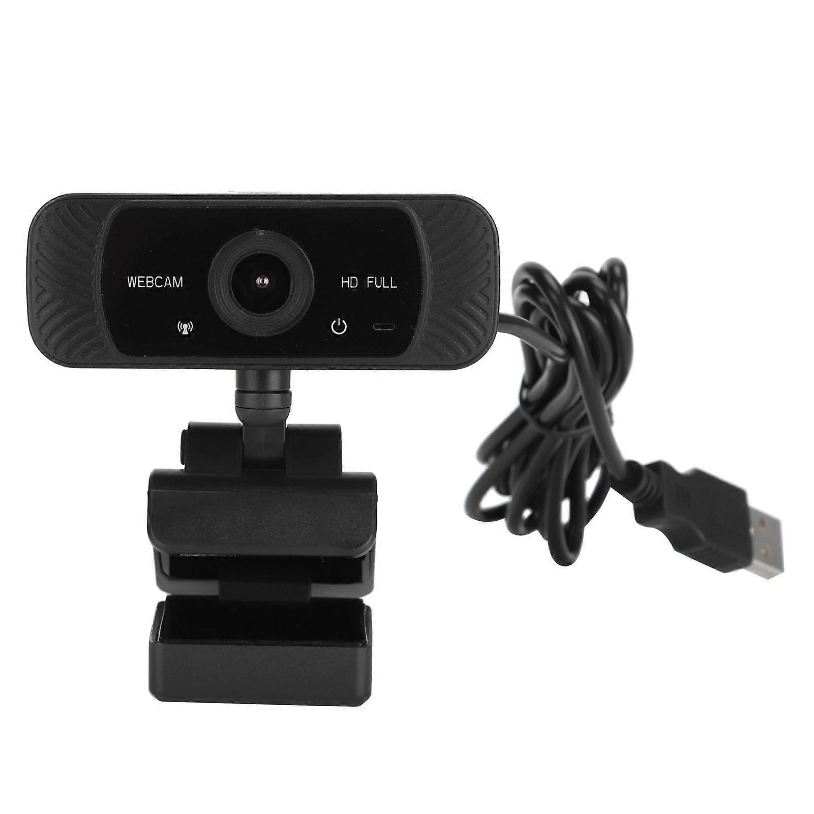 Computer Camera Webcam with Microphone for Video Conference Teacher Live Class 1080p