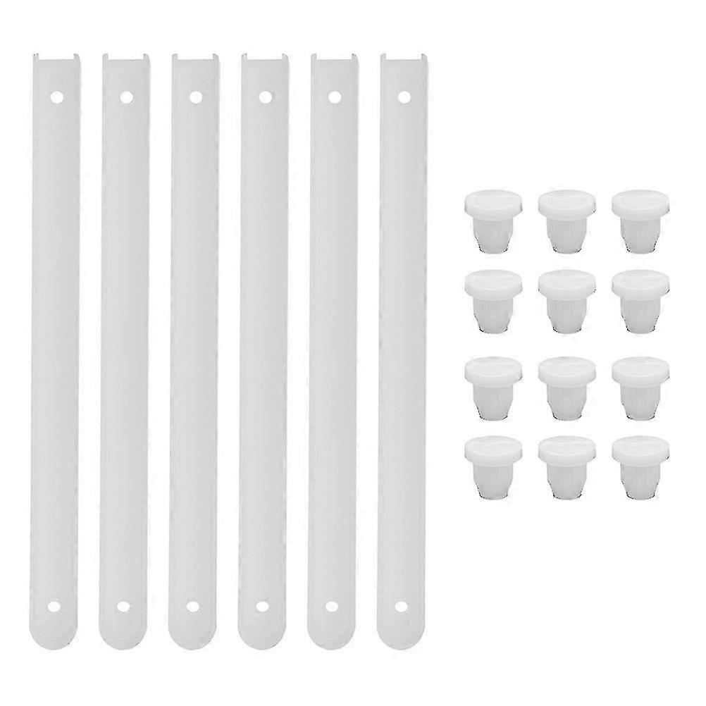 3 Sets Plastic Drawer Slides Drawer Replacement Parts Drawer Rails Drawer Track Rails