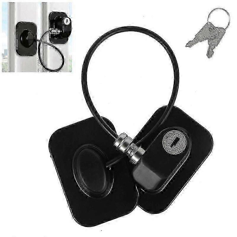 Window Safety Locks, Self Adhesive Window Restrictor Locks with Key, Baby Window Restrictors for UPVC No Drilling Window LocksScvvd