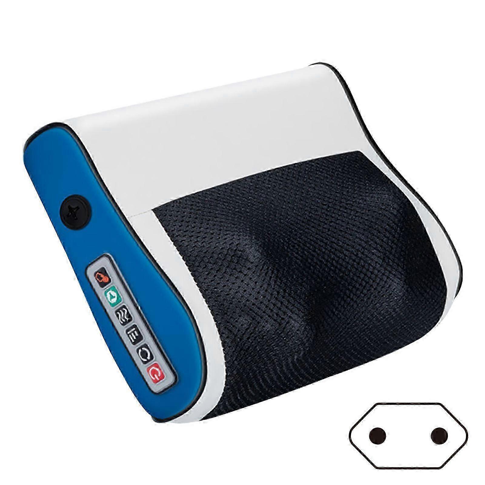 Shiatsu Neck & Shoulder Massager Pillow with Heat for Home & Car, Deep Tissue Pain Relief 10D Kneading Massager Pillow Gifts for Men Women