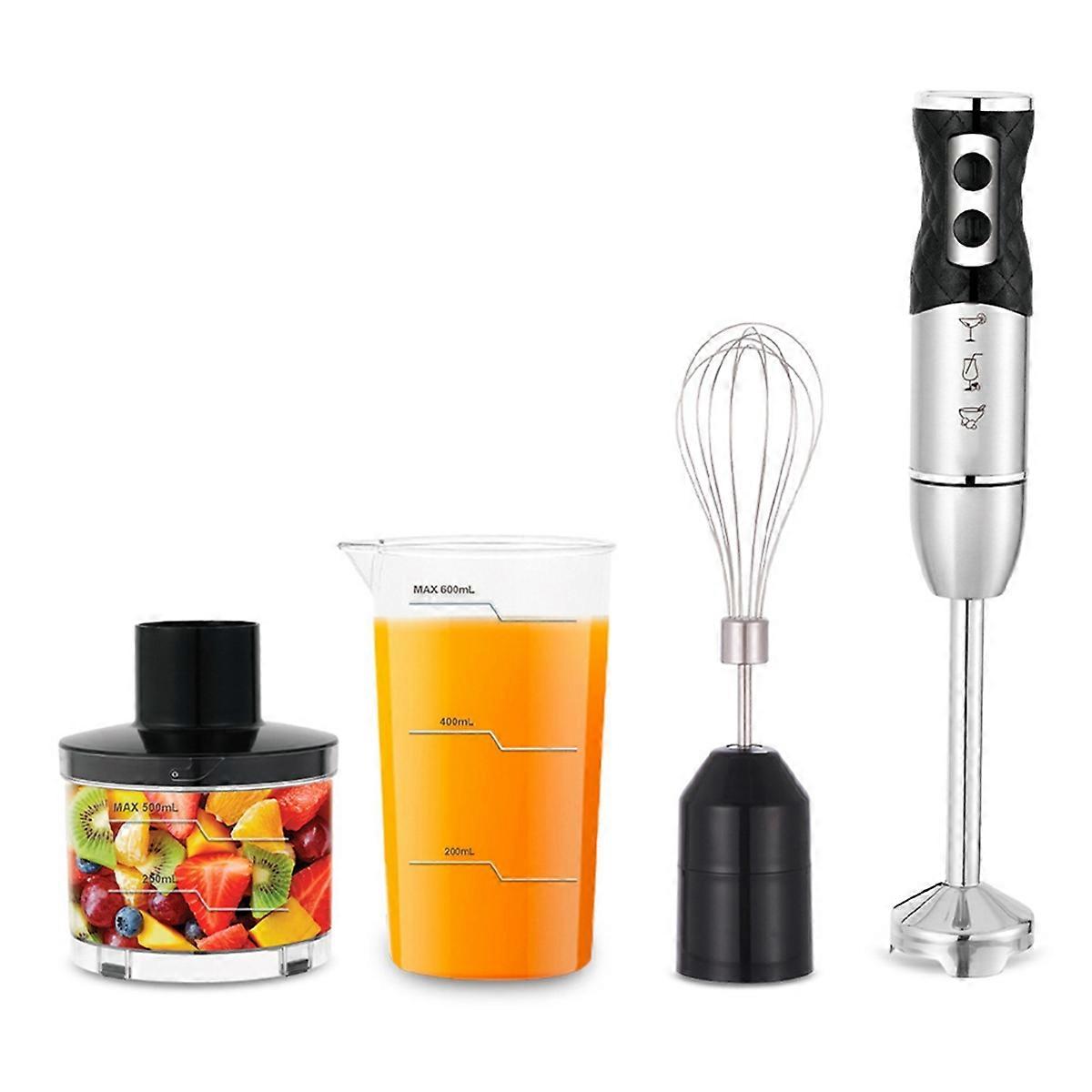 Immersion Blender Handheld, 4 in 1 Hand Blender, EU Plug