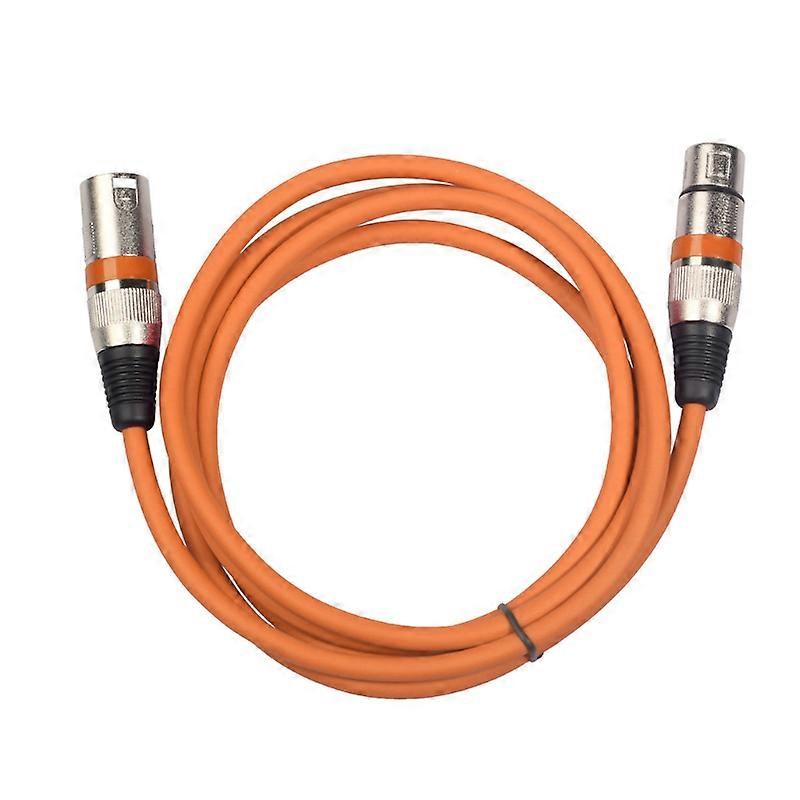 Colored XLR Cable Male to Female OFC Audio with Aluminum Wrap and Lace for Microphone Mixer Amplifier 1m 2m 3m