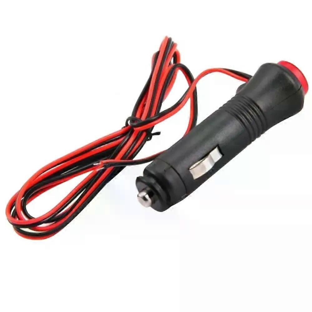 Switch 12V-24V Auto Car Cigar Lighter Socket Plug Connector Extension Cord with Switch