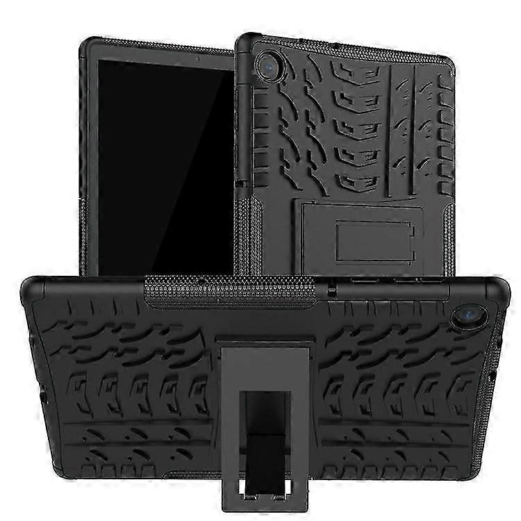 Coolre Pattern PC + TPU Tablet Back Case for Lenovo Tab M10 Plus TB-X606F/ Tab K10, with Kickstand