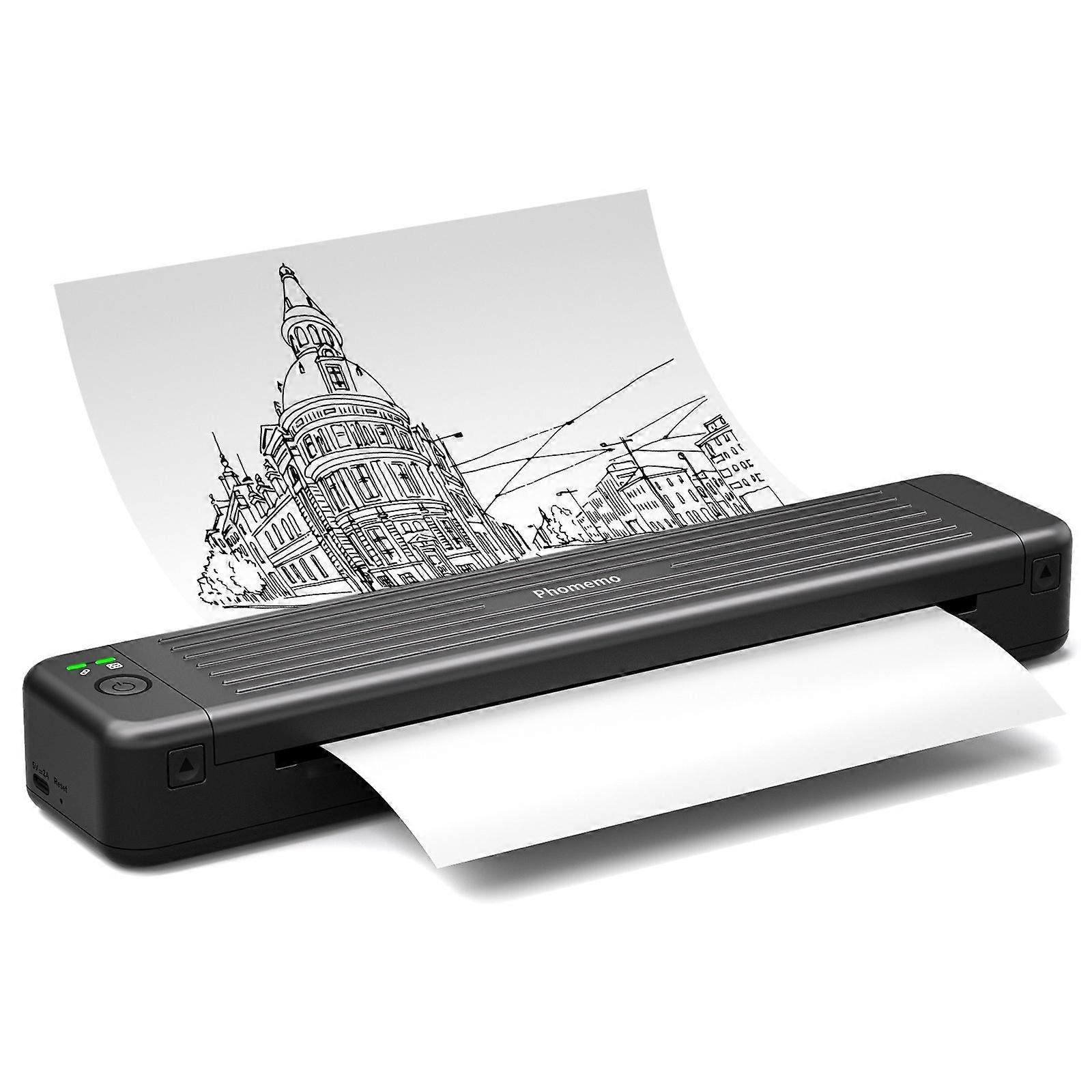 Phomemo P831 Bluetooth Stampante Portatile A Trasferimento Termico Supporto A4 / Lettera / A5 / B5 Stampa su carta comune