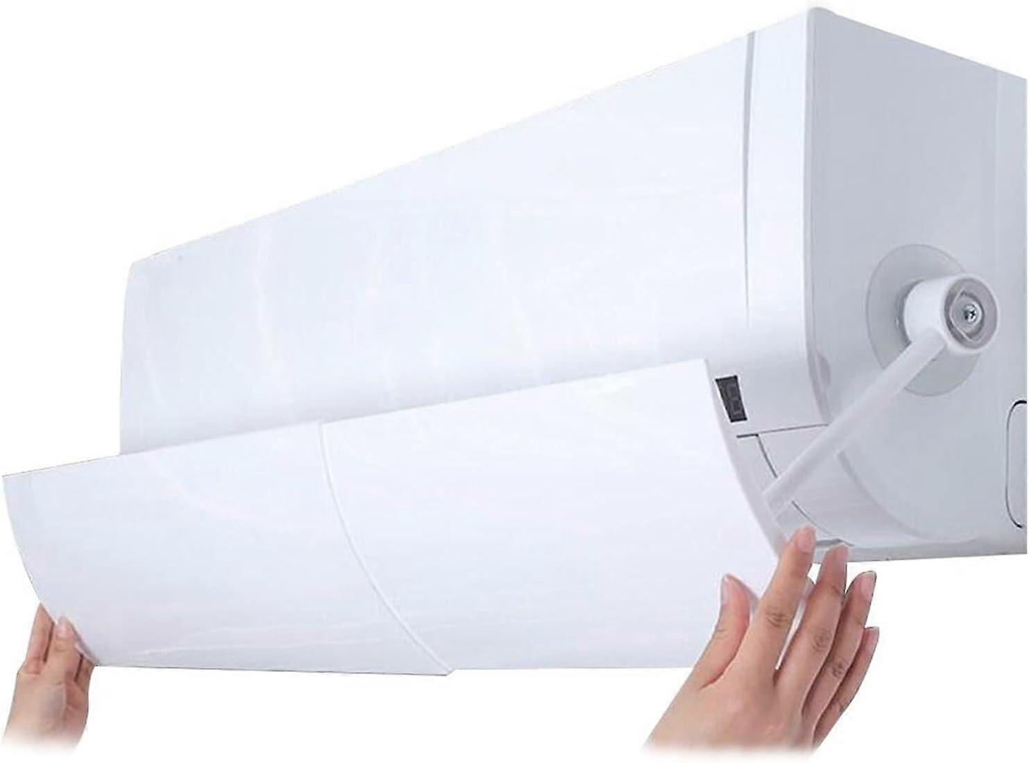 Reverse Direct Retractable Air Conditioning Cover - Wind Deflector for Exhaust Fans, Adjustable Size, Durable Material