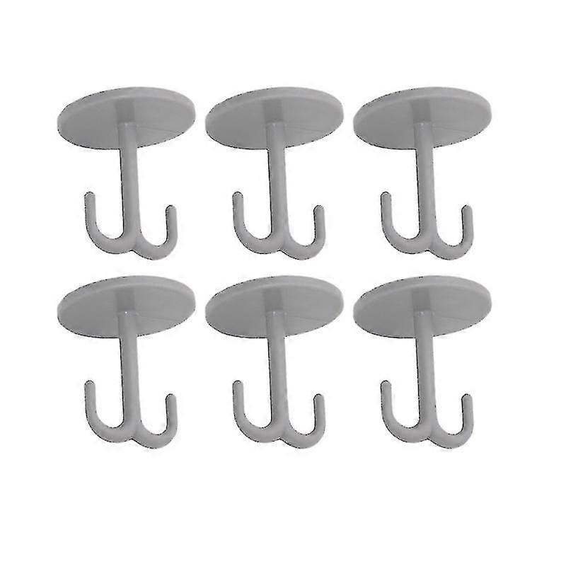 6pcs Vertical Sticky Hooks QSF