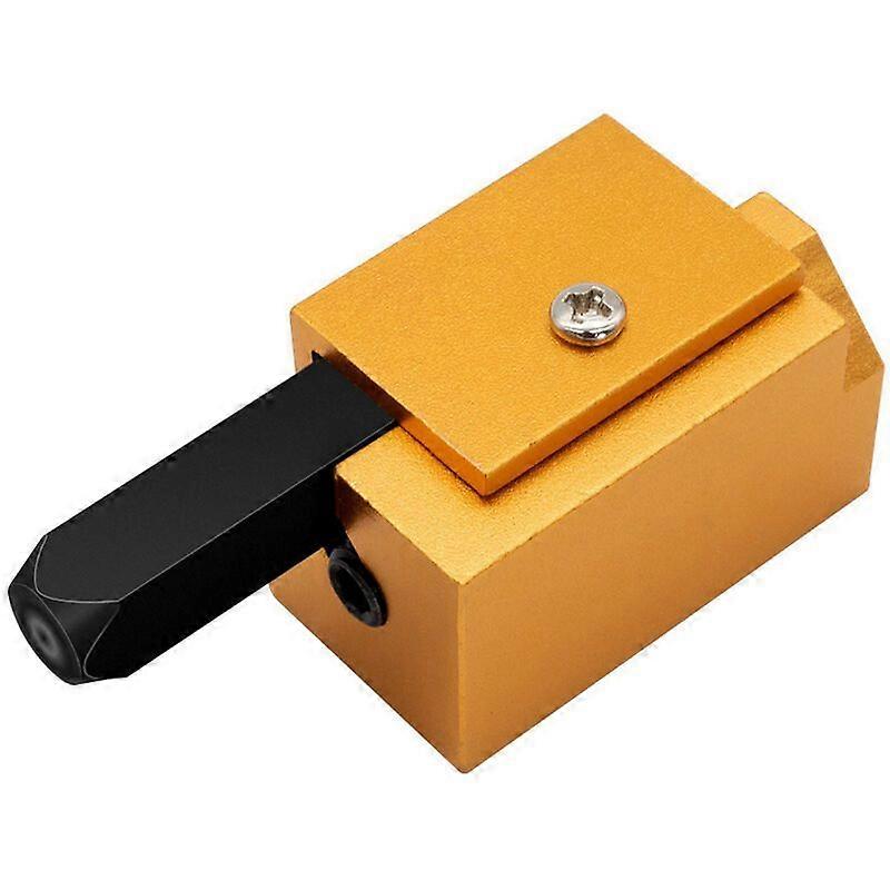 Right Angle Punch Chisel for Woodworking Corner Chisel Square Chisel (Golden Right Angle Punch Chisel)