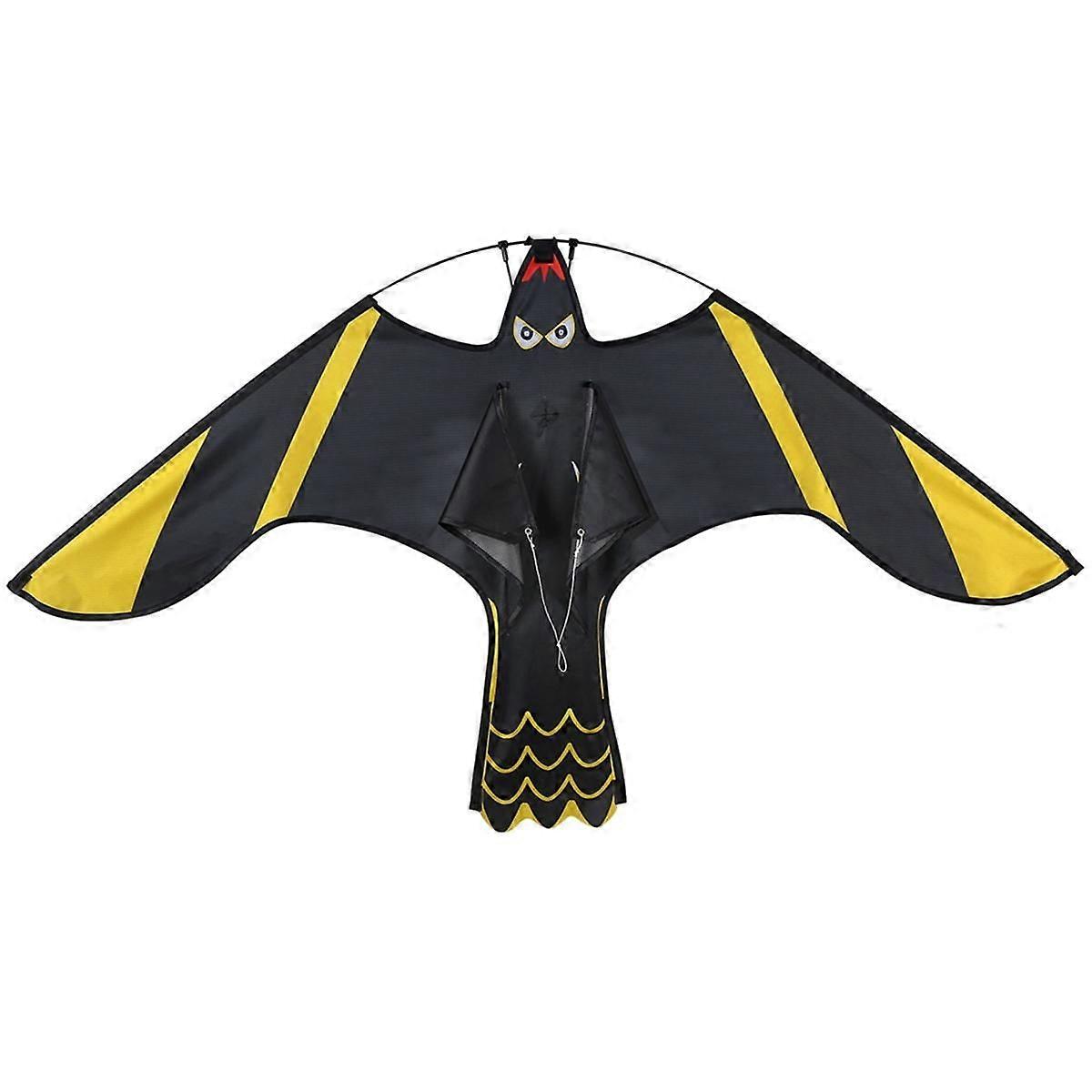 Bird Repeller Kite Simulation Eagle Flash Reflective Repeller Wind Pigeon Repeller for Backyard Lawn Farm Garden,1.4m