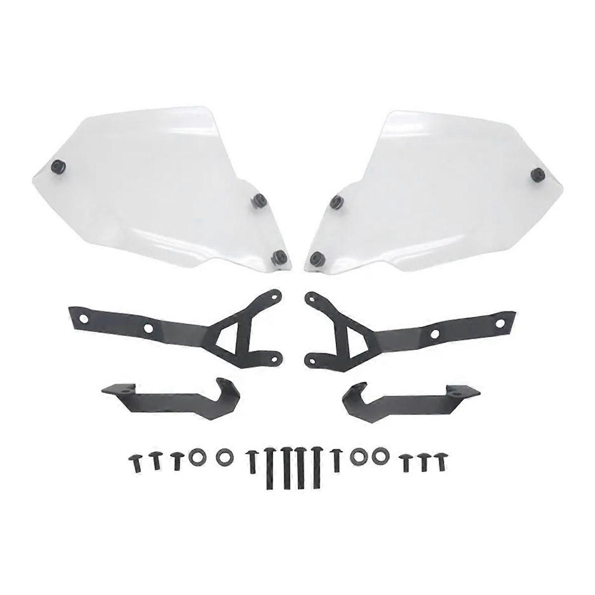 Motorcycle Handguard Extensions Hand Wind Shield Transparent