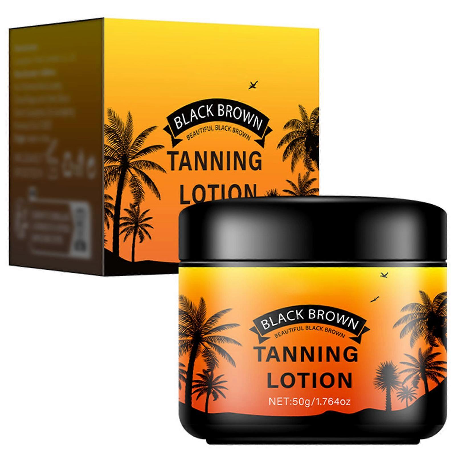 50G Self Tanning Lotion Moisturizing Tanning Cream for Natural-Glow Fast Tanned Brown Tanning Gel for Face Body