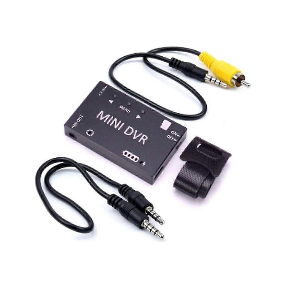 FPV-Recorder Mini-FPV-DVR-Modul NTSC/PAL umschaltbarer eingebauter Batterie-Video-Audio-FPV-Recorder für