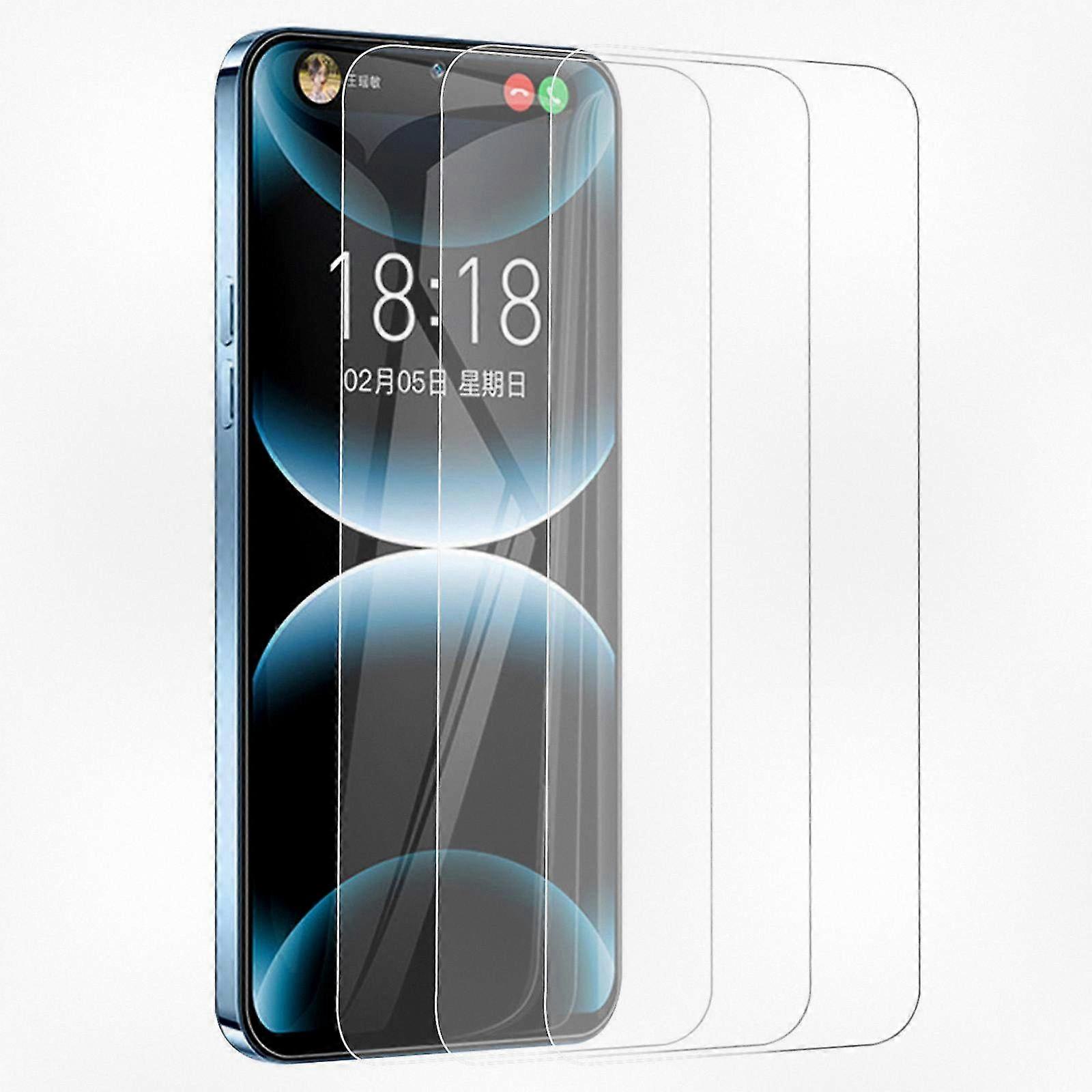 Set of 3 Flexible Hydrogel Film Screen Protectors for iPhone 15 Plus, Enhanced Soft TPU for Optimal Display Protection