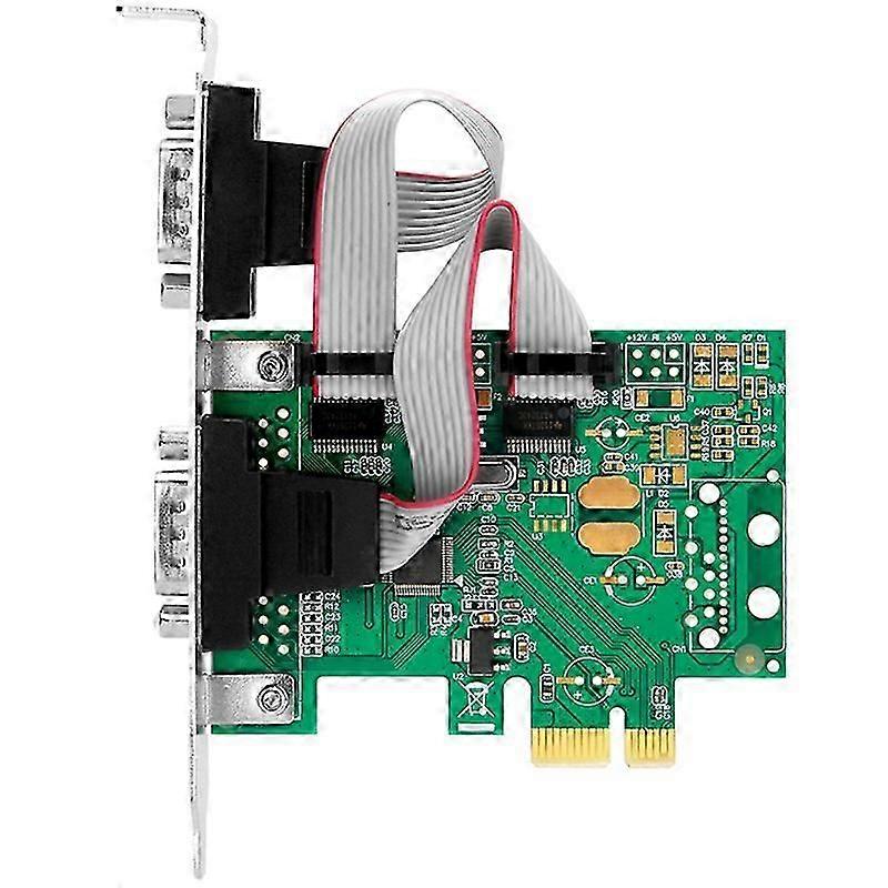 PCI-E To Dual Serial Combo Card RS232 PCI Express PCIe Adapter Card 2.5Gb/S Channel 1000Kbps Wch CH3