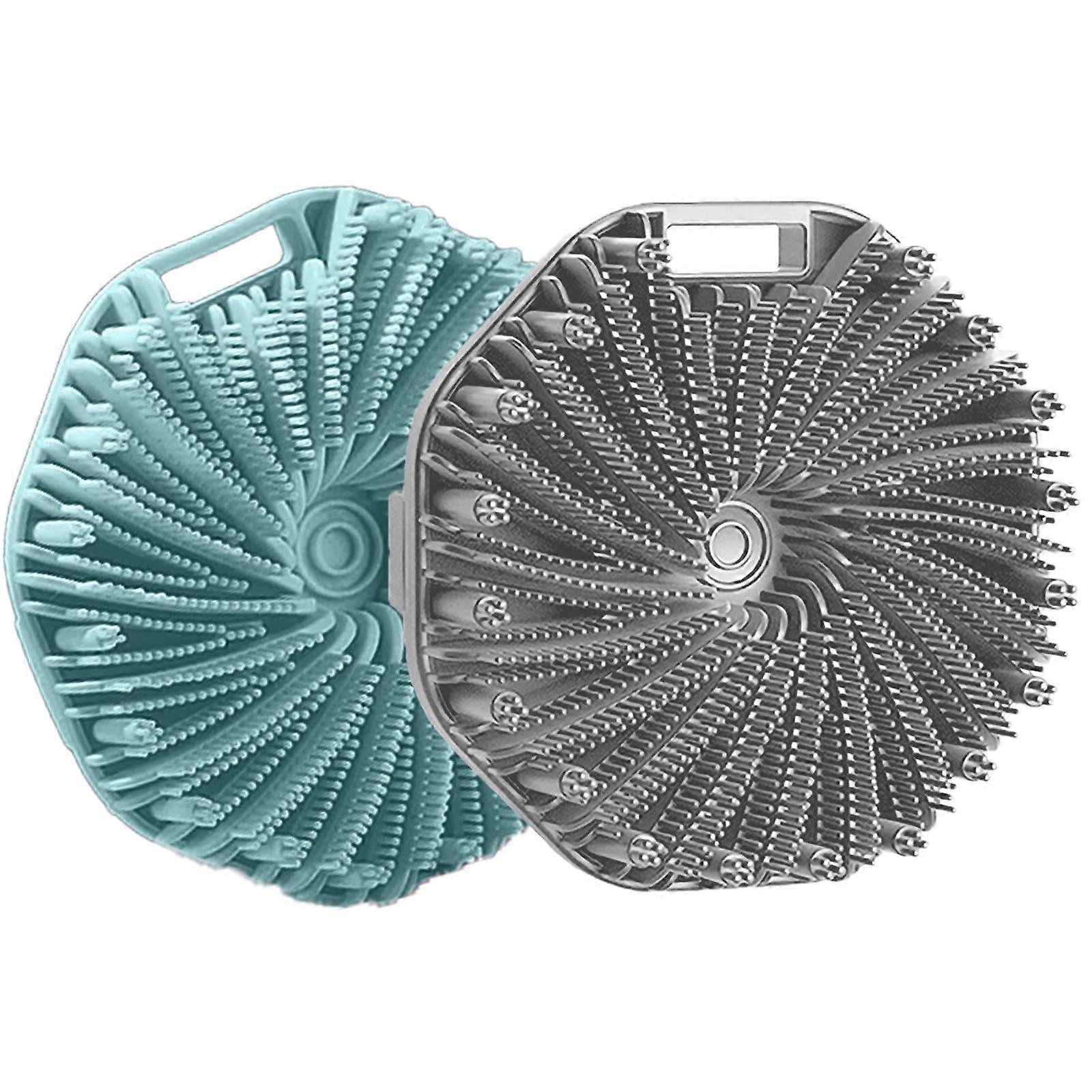 Silicone Body Scrubber with NonSlip Strap, for All Skin Types