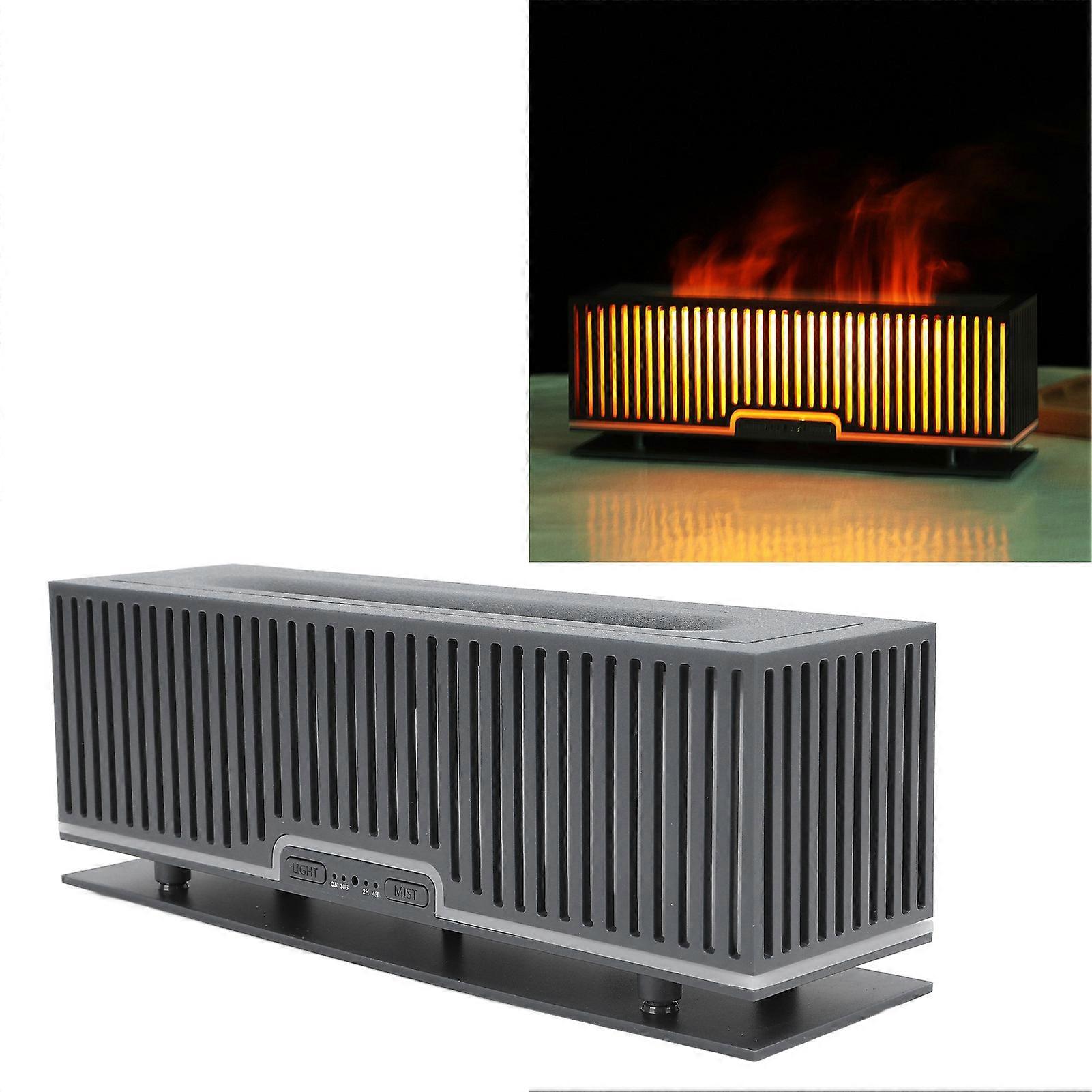 200ml Flame Aromatherapy Diffuser Humidifier Fine Mist Efficient Create Warm Vibe for Bedroom Home Office