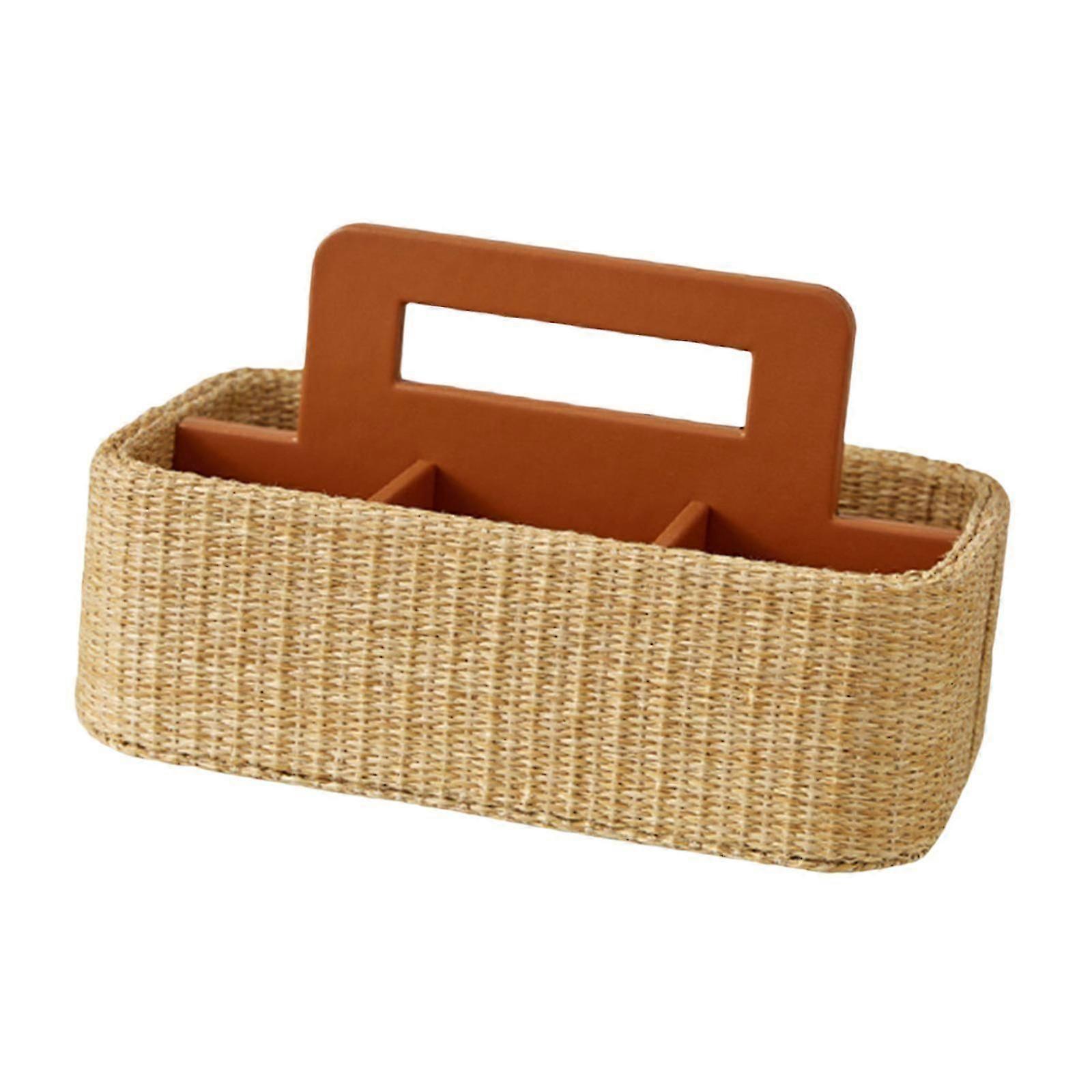 Dark Color Remote Control Holder Container for Controllers, Suitable for Bathroom, Desktop, and Bedroom Use