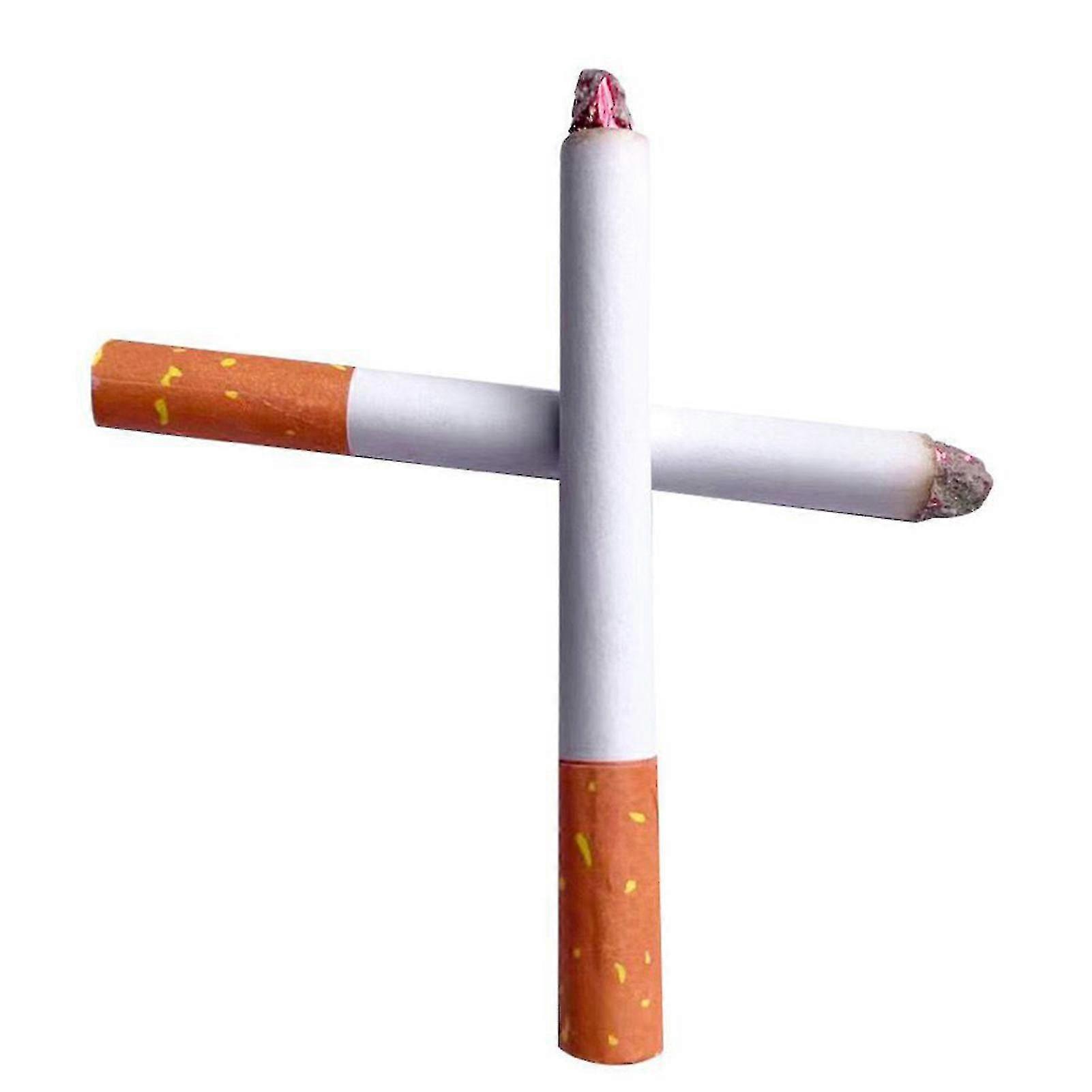 2pcs Fake Smoke Toy Props Realistic Looking Fake Stage Puff Cigarettes For  Prank Halloween Costume Use