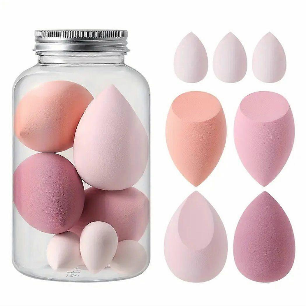 7-piece purple makeup sponge beauty set, a must-have for beauty, make-up is more docile