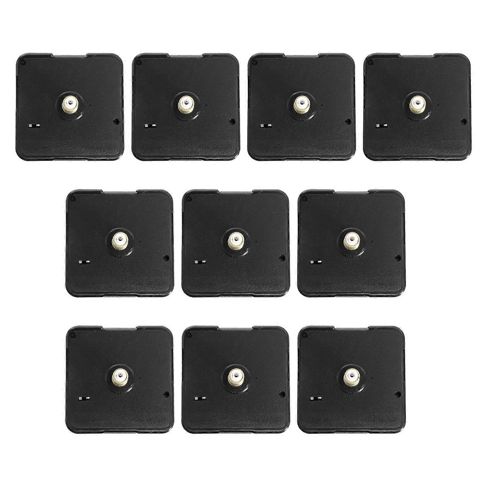 Silent Wall Clock Mechanism Replacement Kit 10 Sets DIY Quartz Movement for Accurate Timekeeping and Various Clock Frames