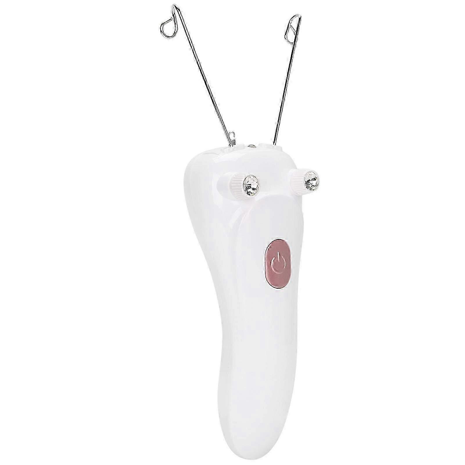 Elektrisk hårfjerner epilator med bomuldstråd (pink)